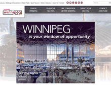 Tablet Screenshot of meetingswinnipeg.com